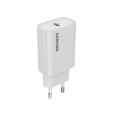 Incarcator retea Canyon CNE-CHA30CLW, 1 x USB-C, 30 W, White