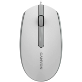 Mouse Optic Canyon M-10, USB, White-Gray
