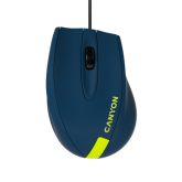 Mouse Optic Canyon M-11, USB, Blue-Green