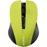 Mouse Optic Canyon MW-1, USB Wireless, Black-Yellow