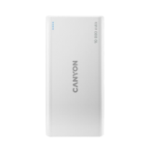Baterie portabila Canyon PB-108, 10000mAh, 2x USB-A, White