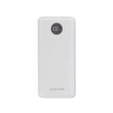 Baterie portabila Canyon PB-2002, 20000mAh, 2x USB-A, 1x USB-C, White