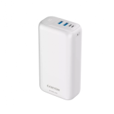 Baterie portabila Canyon PB-301, 30000mAh, 2x USB-A, 1x USB-C, White