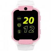 SmartWatch Canyon Kids KW41, 1.69 inch, Curea Silicon, White-Pink