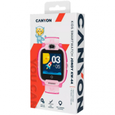 Smartwatch Jondy KW-44, 1.44 inch, Curea Silicon, Pink