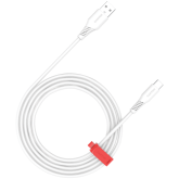 Cablu de date Canyon AC18SC, USB-A - USB-C, 1.2m, White