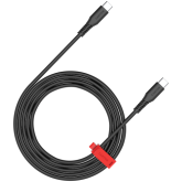 Cablu de date Canyon CC60SC, USB-C - USB-C, 1.2m, Black