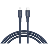 Cablu de date Canyon CLNM60, USB-C - Lightning, 1 m, Dark Blue