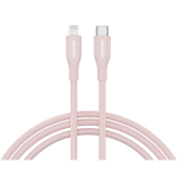 Cablu de date Canyon CLNM60, USB-C - Lightning, 1 m, Pink