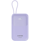Baterie portabila Canyon OnPower 101, 10000 mAh, 1 x USB-C, 1 x USB-A, Purple