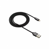 Cablu de date Canyon CNS-MFIC3B, USB - Lightning, 1m, Black