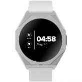 Smartwatch Canyon Otto SW-86, 1.3inch, Curea Silicon, White