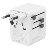 Incarcator retea Canyon Universal Travel Adapter OnTour 70, 70 W, White