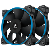 Kit ventilatoare Corsair Air Series SP120 Quiet Edition, 2 x 120 mm, Black, 2 bucati