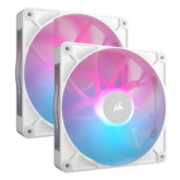 Ventilatoare Corsair iCUE LINK RX140 RGB, 140mm, 2 bucati, White