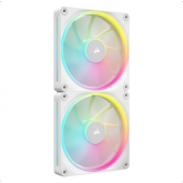 Ventilator Corsair iCUE LINK LX140 RGB White, 140mm, 2bucati