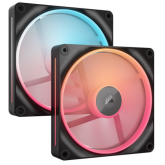 Ventilatoare Corsair iCUE Link LX140-R, RGB LED, 140mm, Black, 2 bucati