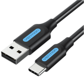 Cablu de date Vention COKBI, USB 2.0 male - USB-C male, 3 m, Black