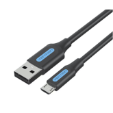 Cablu de date Vention COLBI, USB 2.0 male - micro USB male, 3 m, Black