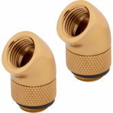 Conectori watercooling Corsair Hydro X Series 45 Rotary Adapter Twin Pack, Gold