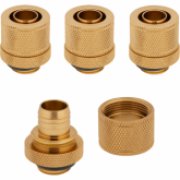 Conectori watercooling Corsair Hydro X Series XF Compression 10/13mm Four Pack, Gold