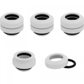 Conectori watercooling Corsair Hydro X Series XF Hardline 12mm OD Fitting Four Pack, White