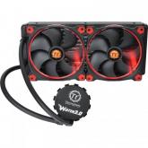 Cooler Procesor Thermaltake Water 3.0 Riing Red 280, Red LED, 2x 140mm