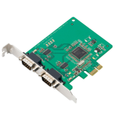 Adaptor PCI-Express Moxa CP-102EL/DB9M, 2 x DB25 female