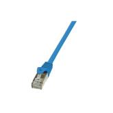 Patch Cord Logilink CP1066S, F/UTP, Cat5e, 3m, Blue