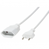 Cablu alimentare Logilink CP127, Euro CEE 7/16, 3m, White