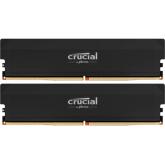 Kit Memorie Crucial Pro Overclocking Black Intel XMP 3.0/AMD EXPO, 32GB, DDR5-6000MHz, CL36, Dual Channel