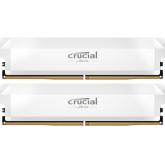 Kit Memorie Crucial Pro Overclocking White Intel XMP 3.0/AMD EXPO, 32GB, DDR5-6000MHz, CL36, Dual Channel
