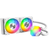 Cooler procesor Montech HyperFlow ARGB 240, 2 x 120mm, White