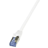 Patchcord LogiLink CQ4081S, S/FTP, Cat6a, 7.5m, White