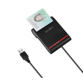 Card Reader Logilink CR0047 pentru Smart ID, Black