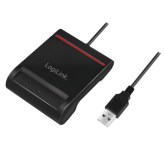 Card Reader Logilink CR0047 pentru Smart ID, Black