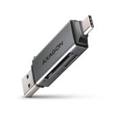 Card Reader Axagon CRE-DAC, USB-A - USB-C, Gray
