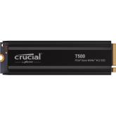 SSD Crucial T500 Heatsink, 4TB, PCI Express 4.0 x4, M.2 2280 