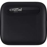 SSD Portabil Crucial X6, 500GB, USB-C, Black