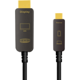 Cablu Logilink CUF0100, HDMI male - USB-C male, 10 m, Black