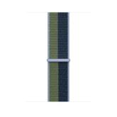 Curea SmartWatch Apple Sport Loop, 45mm, Abyss Blue/Moss Green