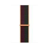 Curea SmartWatch Apple Sport Loop, 45mm, Dark Cherry/Forest Green