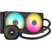 Cooler procesor Corsair iCUE LINK Titan 280 RX Black, RGB LED, 2 x 140mm