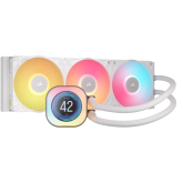 Cooler procesor Corsair iCUE LINK Titan 360 RX LCD, RGB LED, 3 x 120mm, White