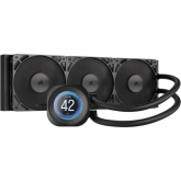 Cooler procesor Corsair Nautilus 360 RS LCD, 3 x 120 mm, Black