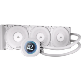 Cooler procesor Corsair Nautilus 360 RS LCD, 3 x 120 mm, White