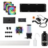 Kit cooler procesor Corsair Hydro X Series iCUE XH305i RGB PRO Black, RGB LED, 3x 120mm