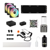 Kit cooler procesor Corsair Hydro X Series iCUE LINK XH405i, RGB LED, 3x 120mm