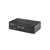 Switch KVM Startech D86A2-2-PORT-8K-KVM, Black