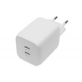 Incarcator retea Digitus by Assmann DA-10063, 2x USB-C, 20V, 3.25A, White